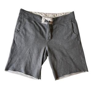 J.Crew Men's Vintage Fleece 100% Cotton Gray Sweat Shorts Comfy Athleisure | M